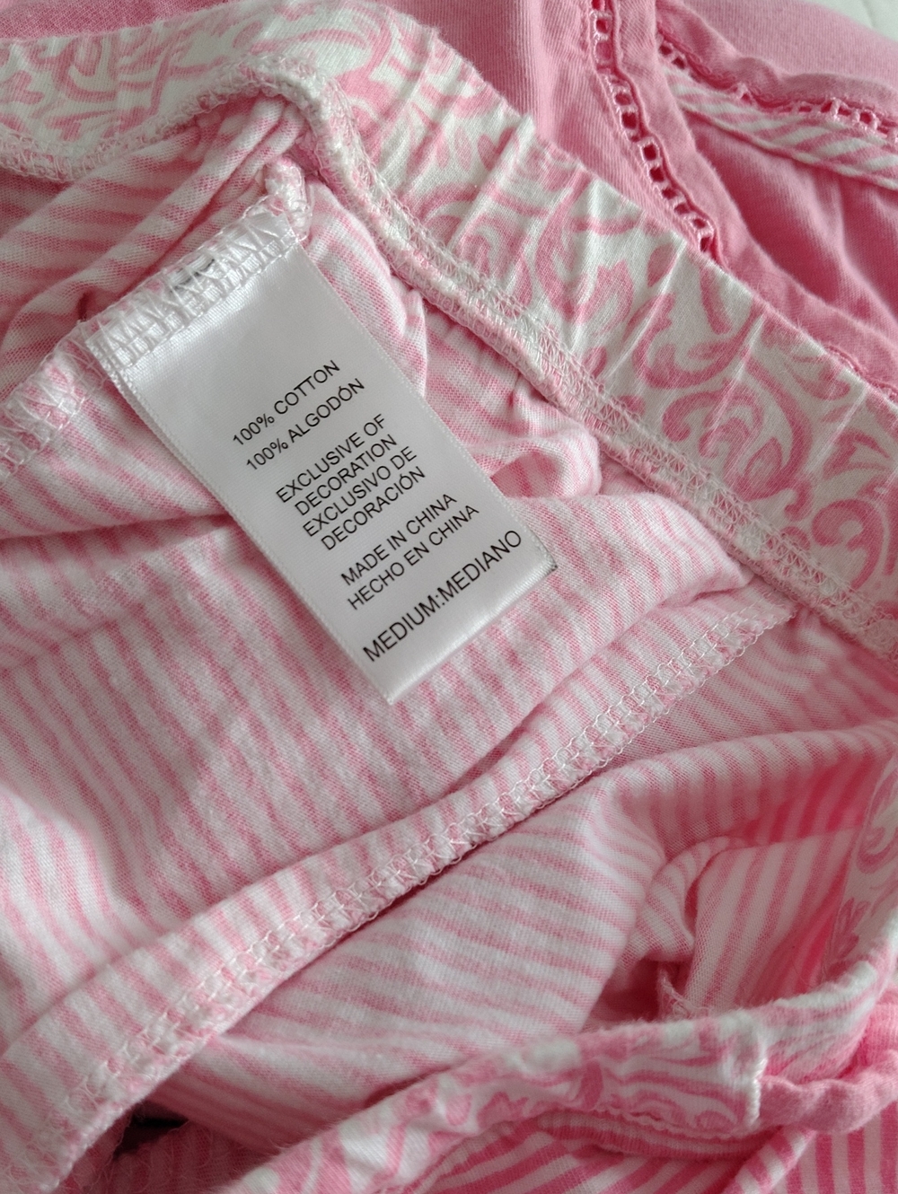 Carole Hochman Cotton PJ Shorts Set Medium - Picture 8 of 8